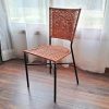 Silla de mimbre, para comedor o terraza.